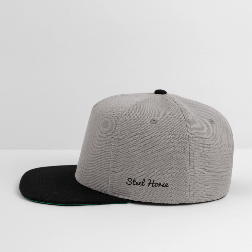 Snapback Cap - Graphit/Schwarz