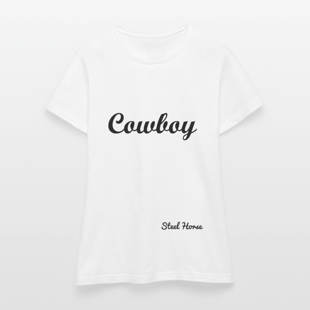 T-Shirt Cowboy White - Weiß