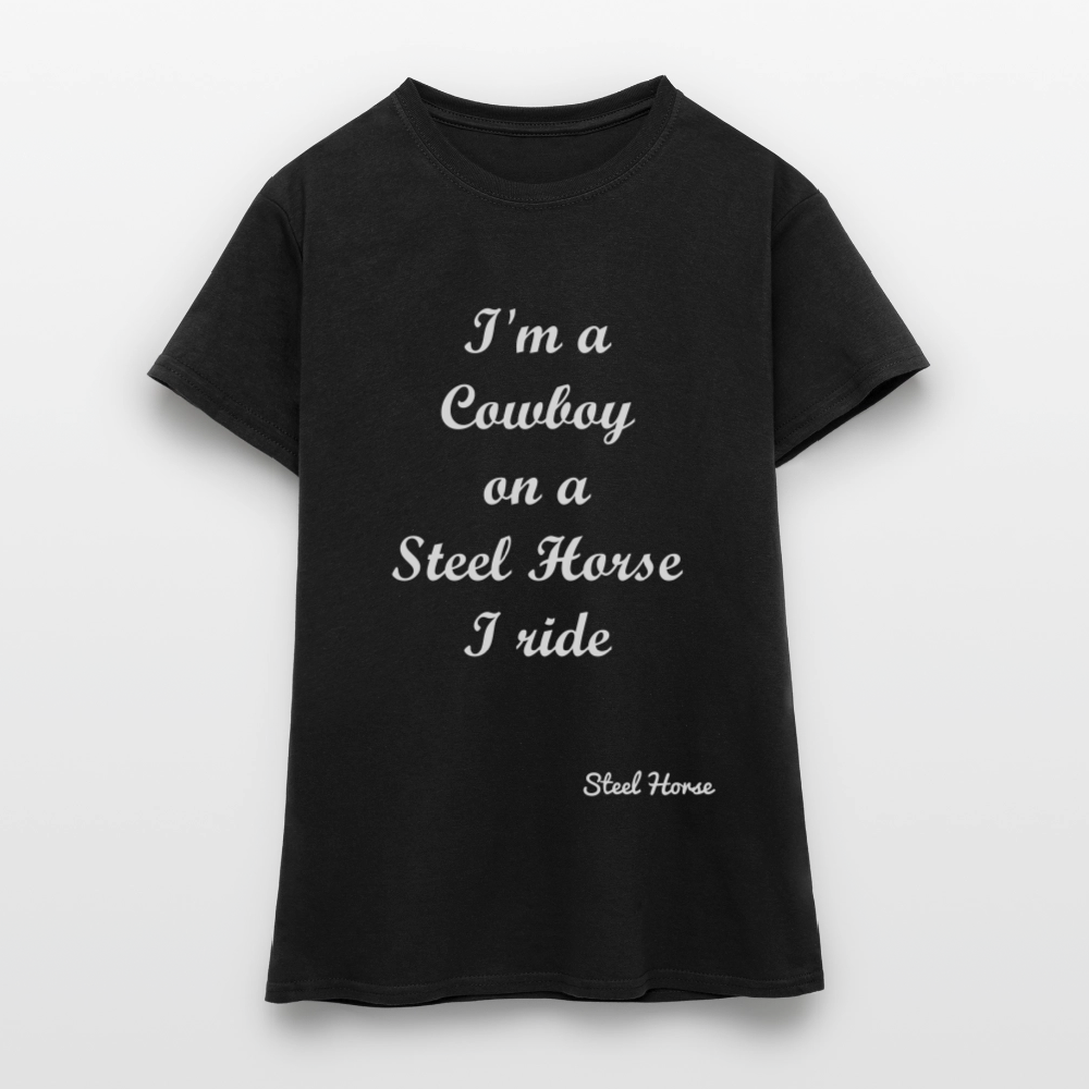 T-Shirt I'm a Cowboy Black "Limited Edition" - Schwarz