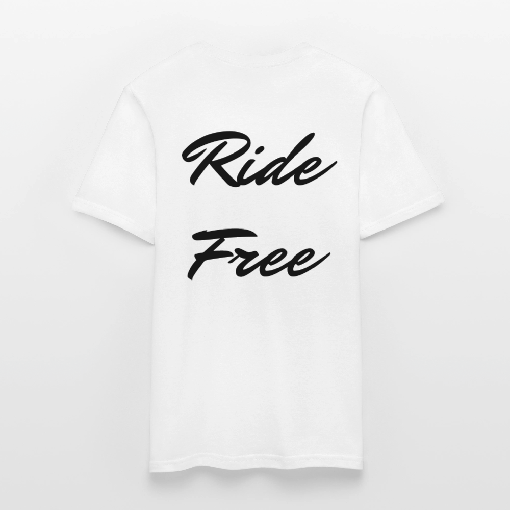 T-Shirt Ride Free White - Weiß
