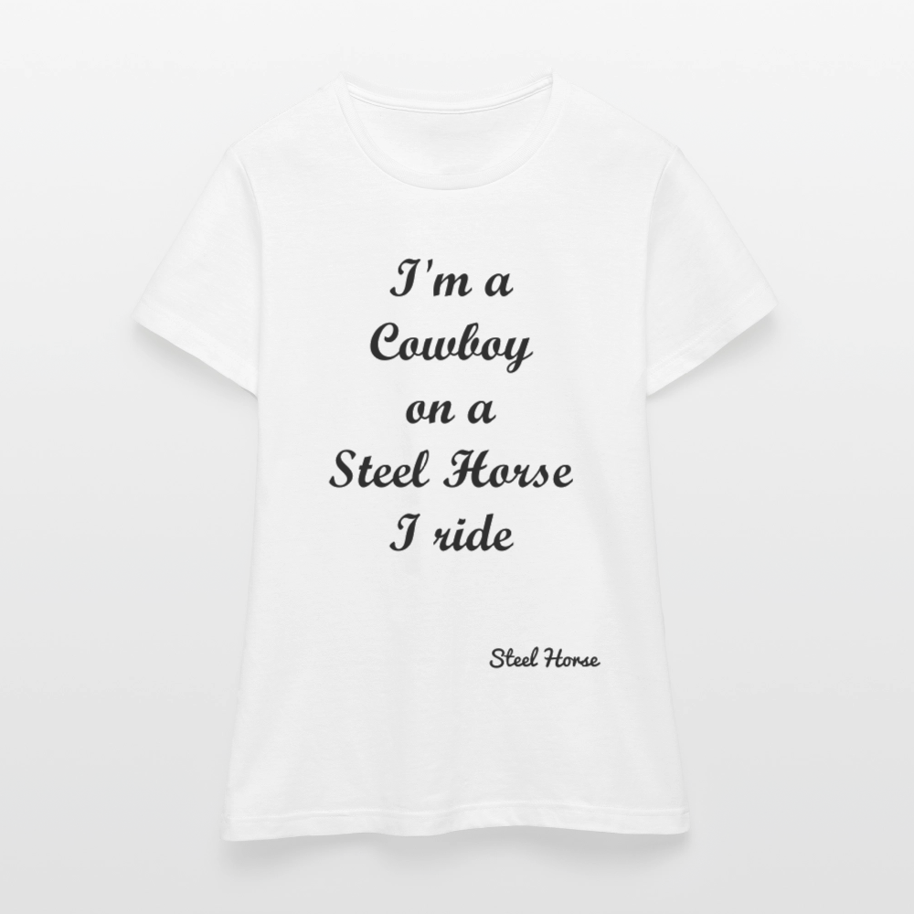 T-Shirt I'm a Cowboy "Limited Edition" - Weiß