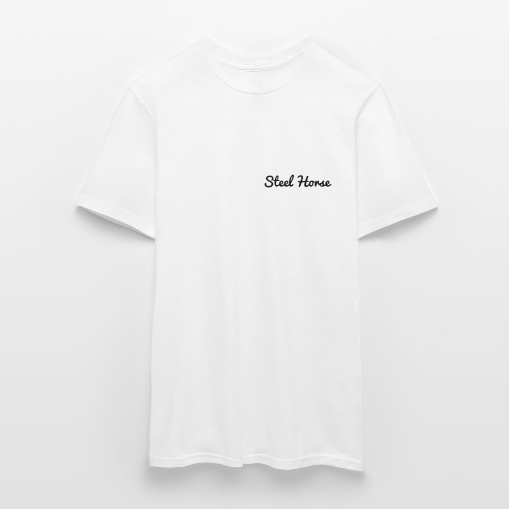 T-Shirt Steel Horse White - Weiß