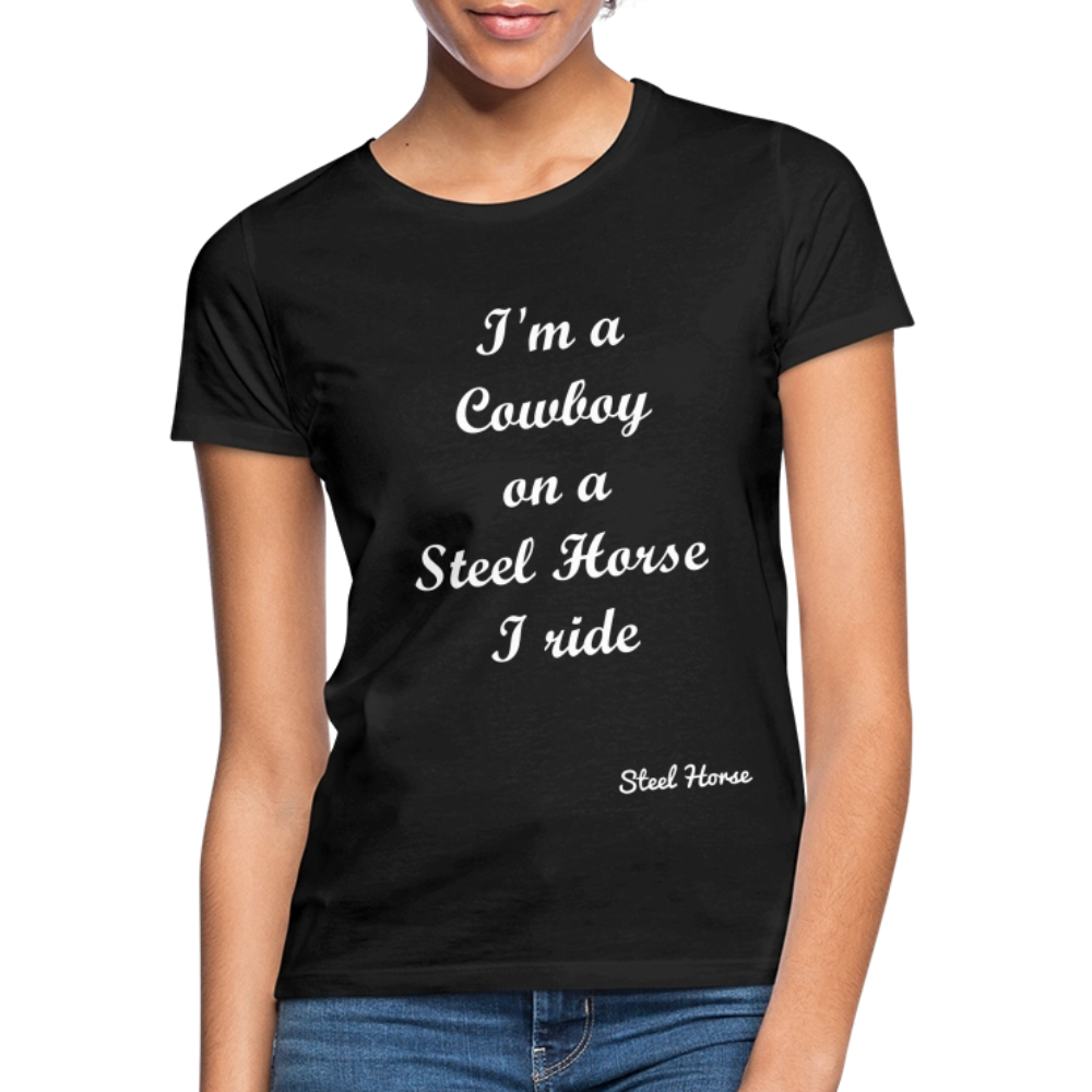 T-Shirt I'm a Cowboy Black "Limited Edition" - Schwarz