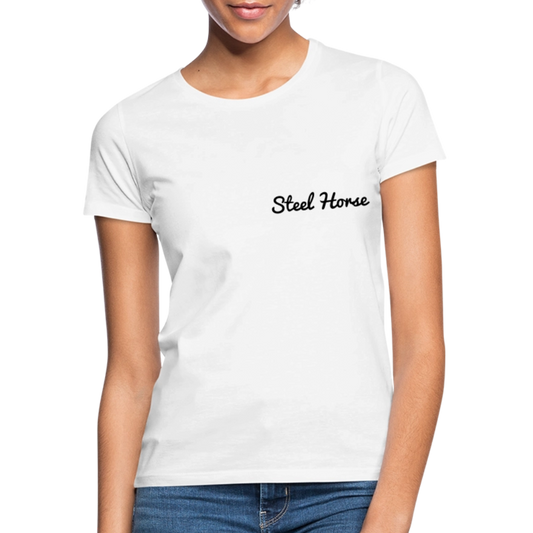 T-Shirt Steel Horse White - Weiß