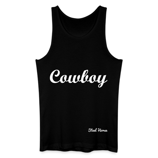 Bio Tank Top - Cowboy Black - Schwarz