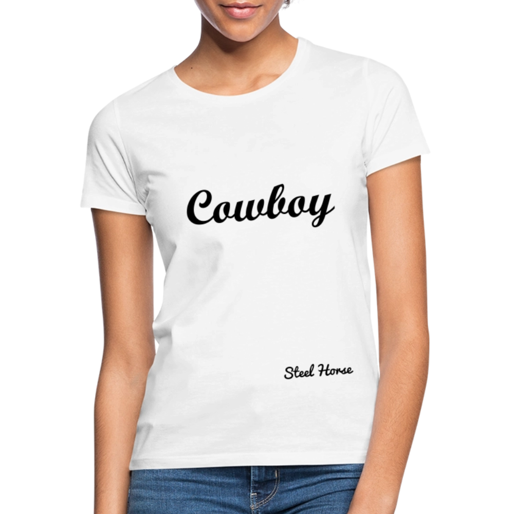 T-Shirt Cowboy White - Weiß
