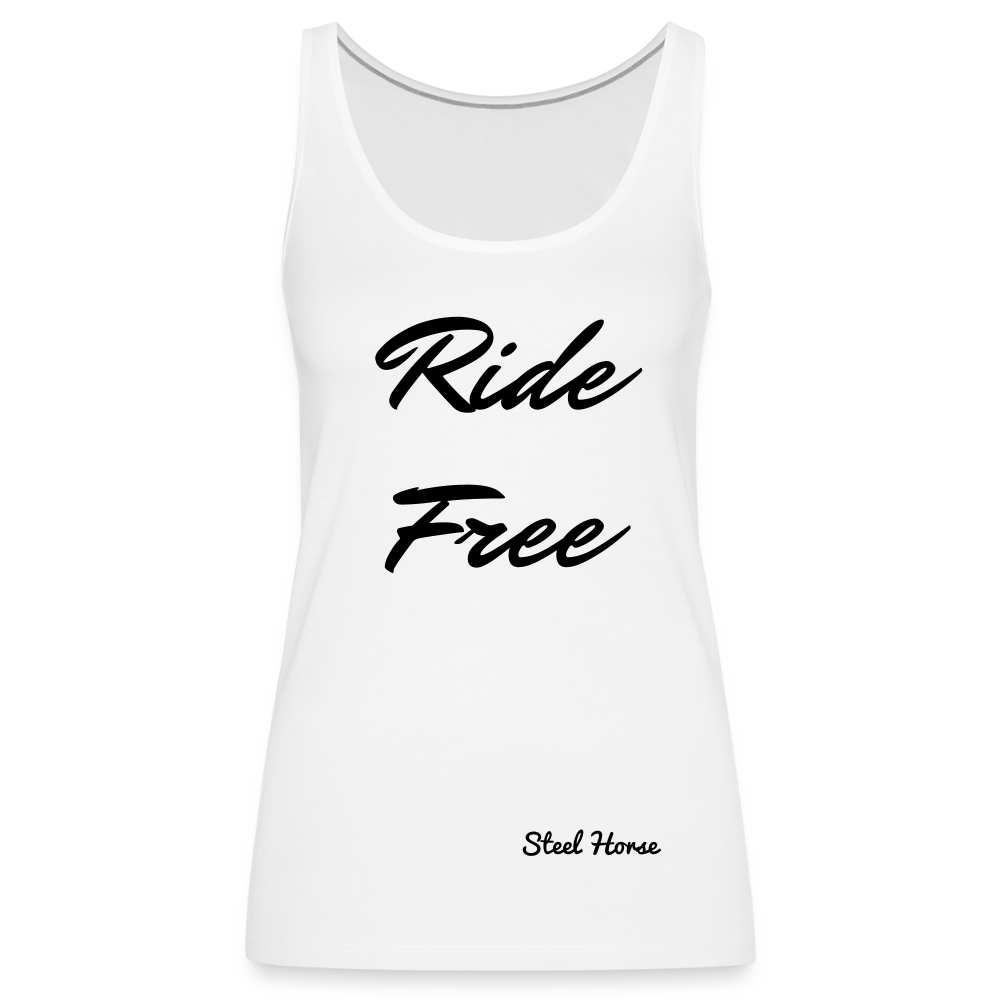 Tank Top Ride Free White - Weiß