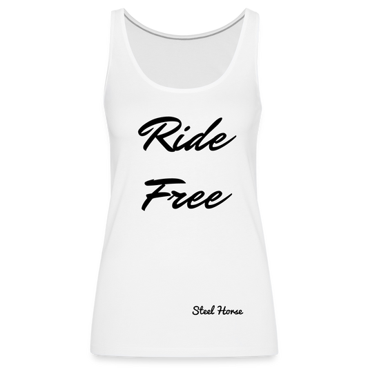 Tank Top Ride Free White - Weiß