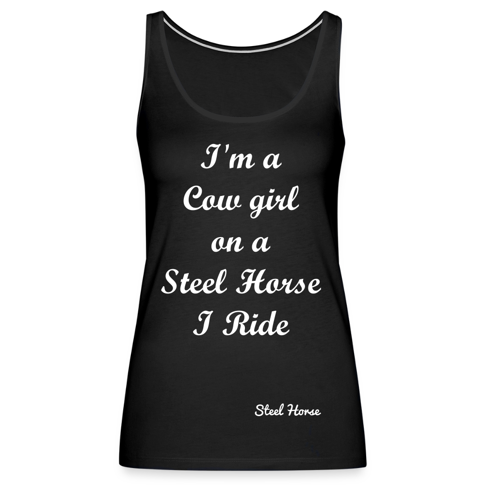 Premium Tank Top - Steel Horse I ride Black Special Edition - Schwarz