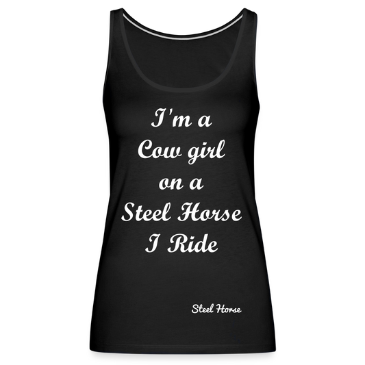 Premium Tank Top - Steel Horse I ride Black Special Edition - Schwarz