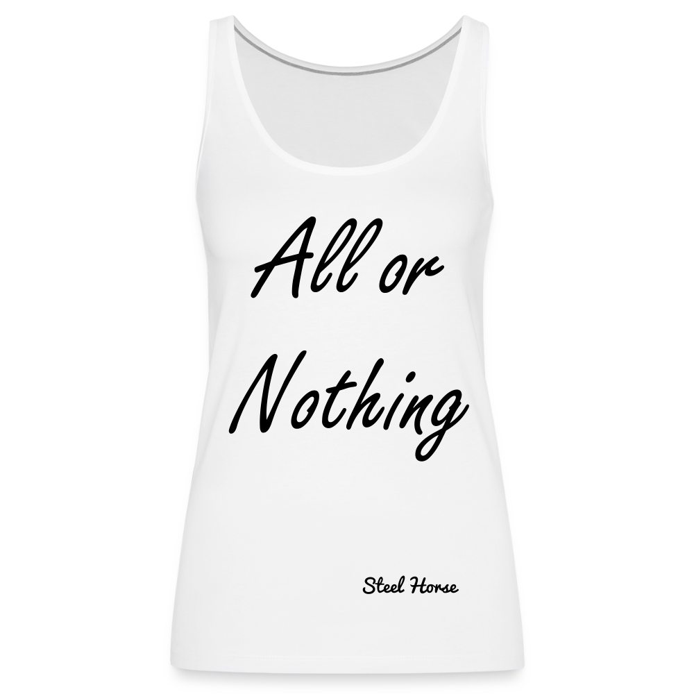 Tank Top All or Nothing White - Weiß