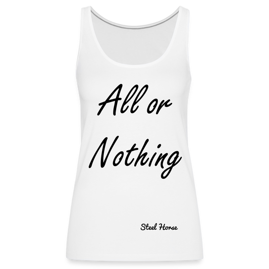 Tank Top All or Nothing White - Weiß