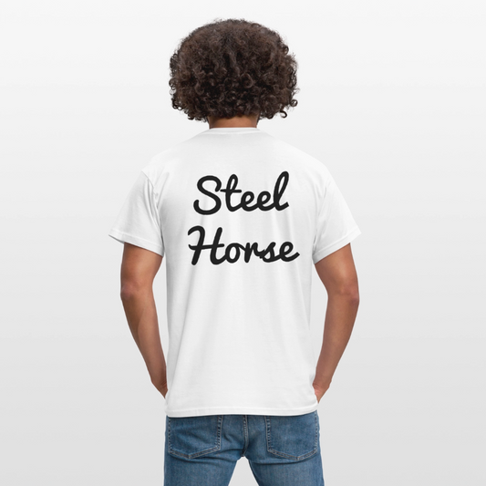 T-Shirt Steel Horse White - Weiß