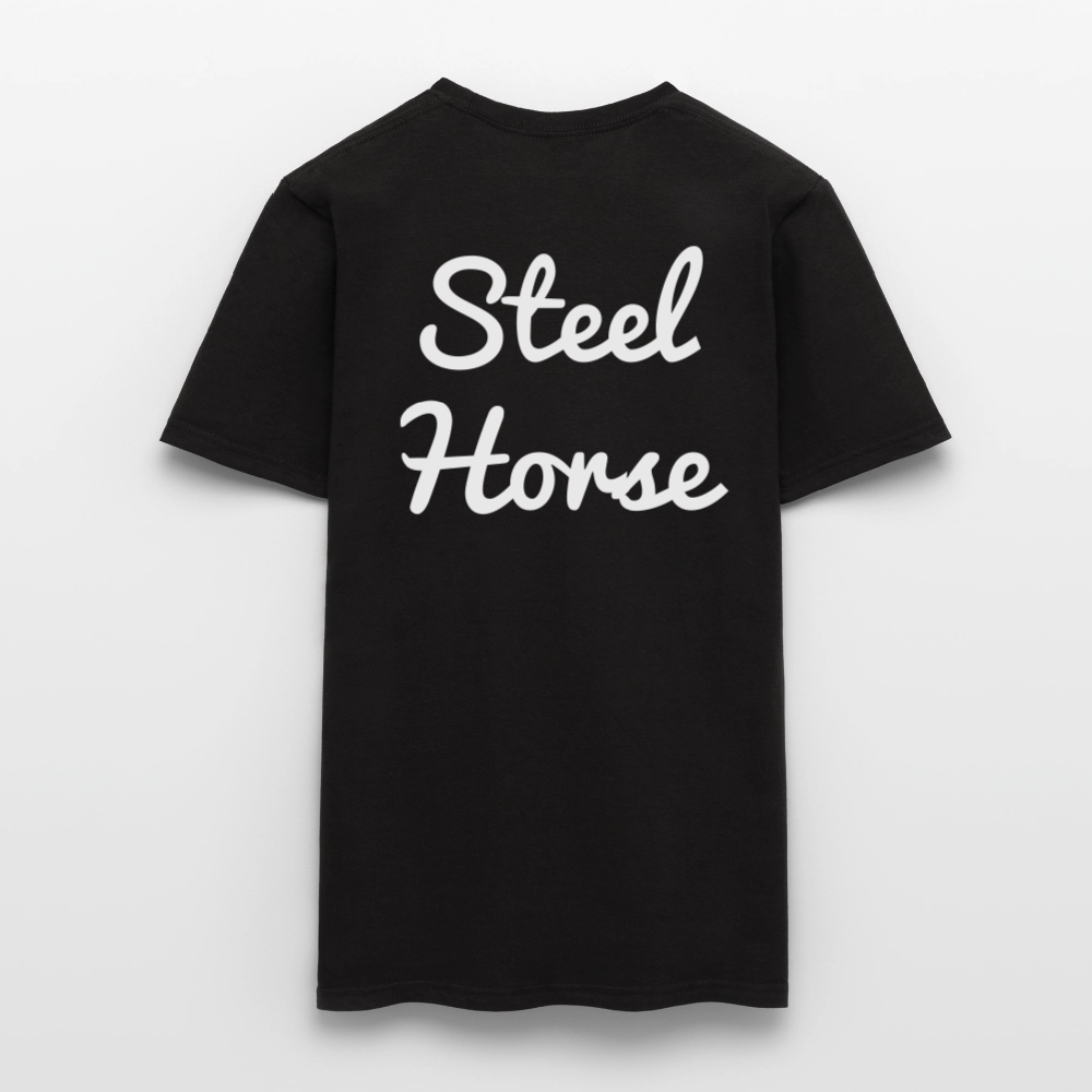 T-Shirt Steel Horse Black - Schwarz
