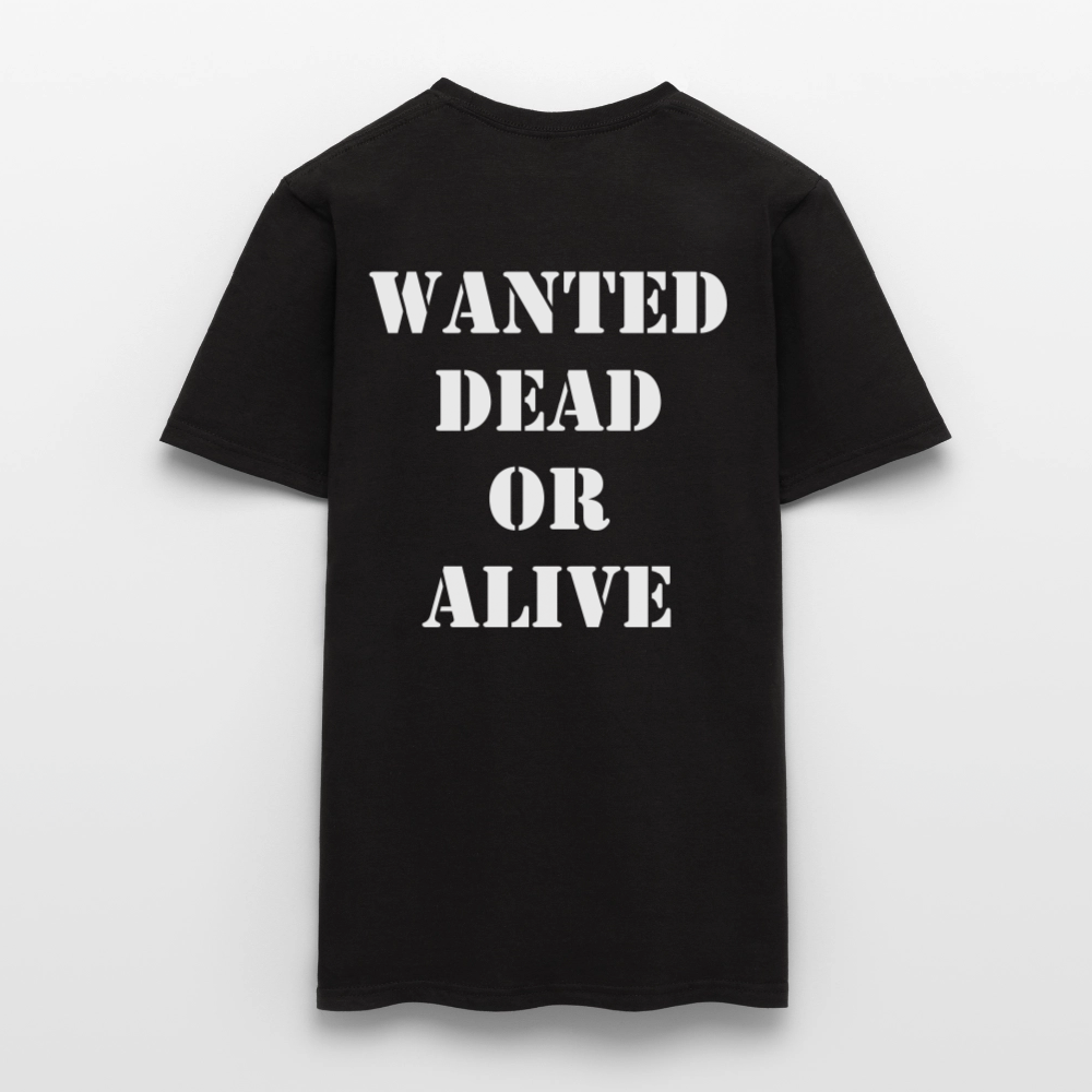 T-Shirt Wanted Black - Schwarz