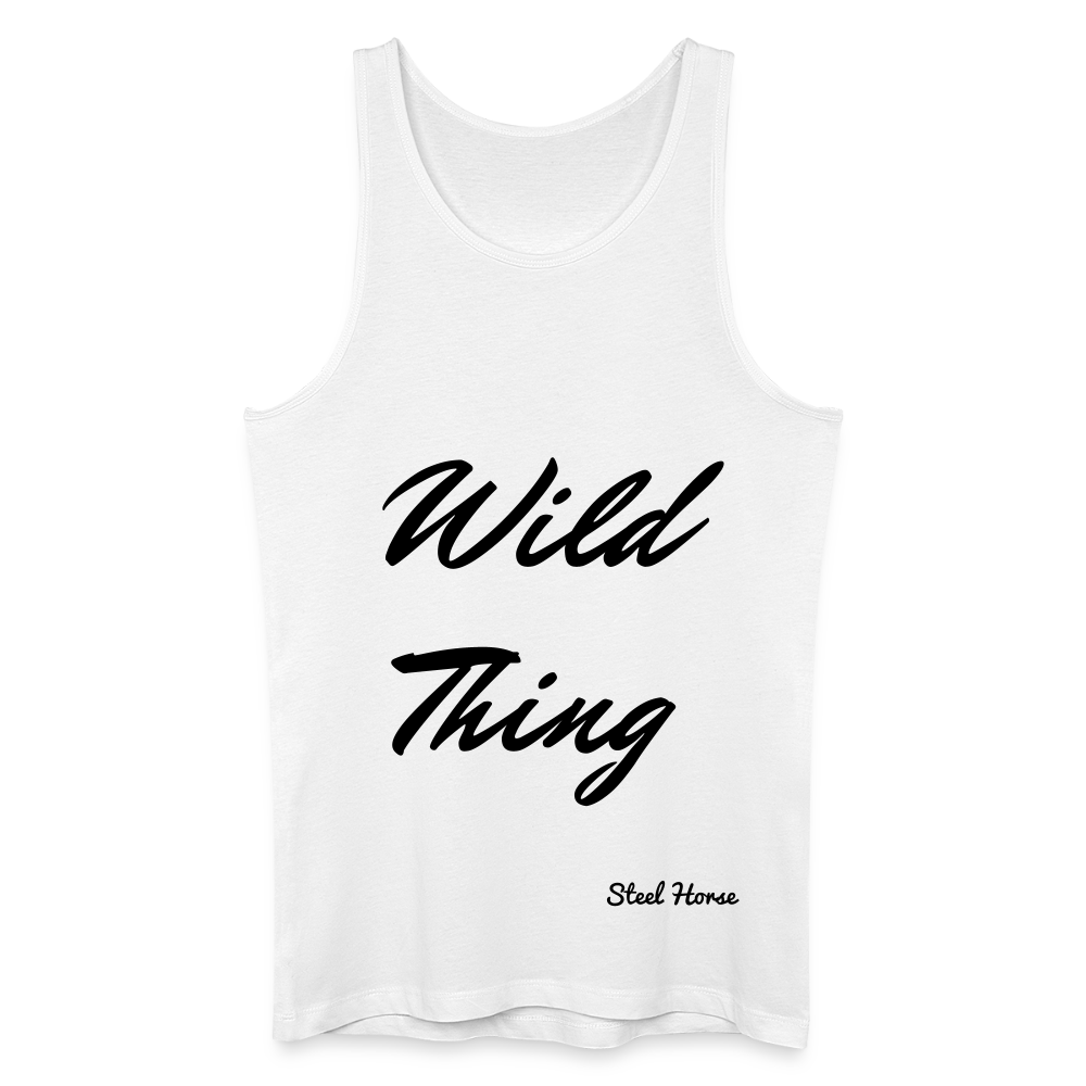Männer Bio Tank Top - Wild Thing White - Weiß