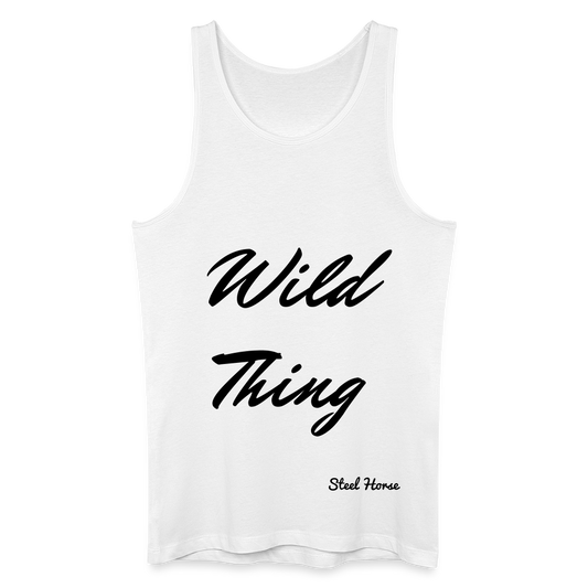 Männer Bio Tank Top - Wild Thing White - Weiß