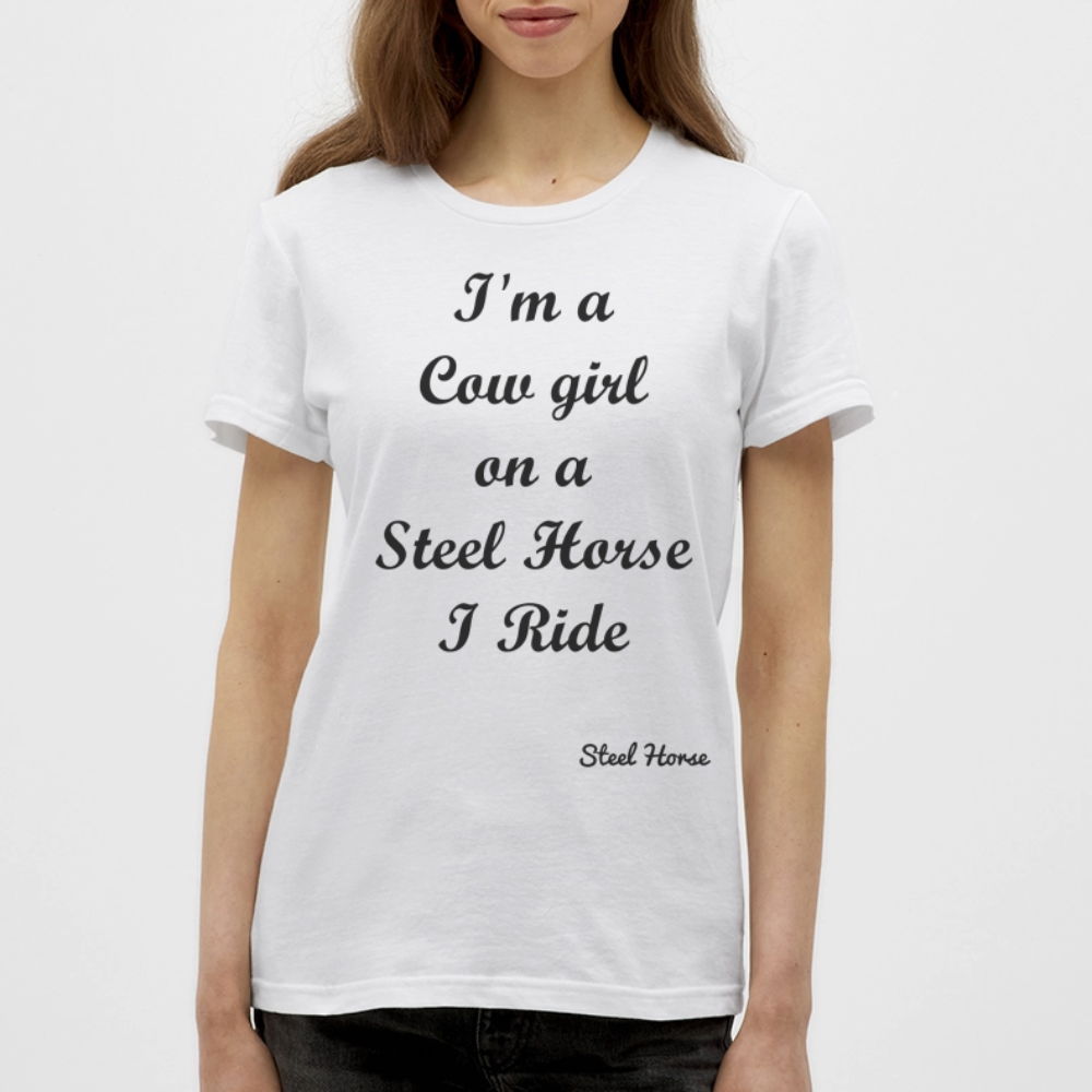 Shirt - Steel Horse I ride White Special Edition - Weiß