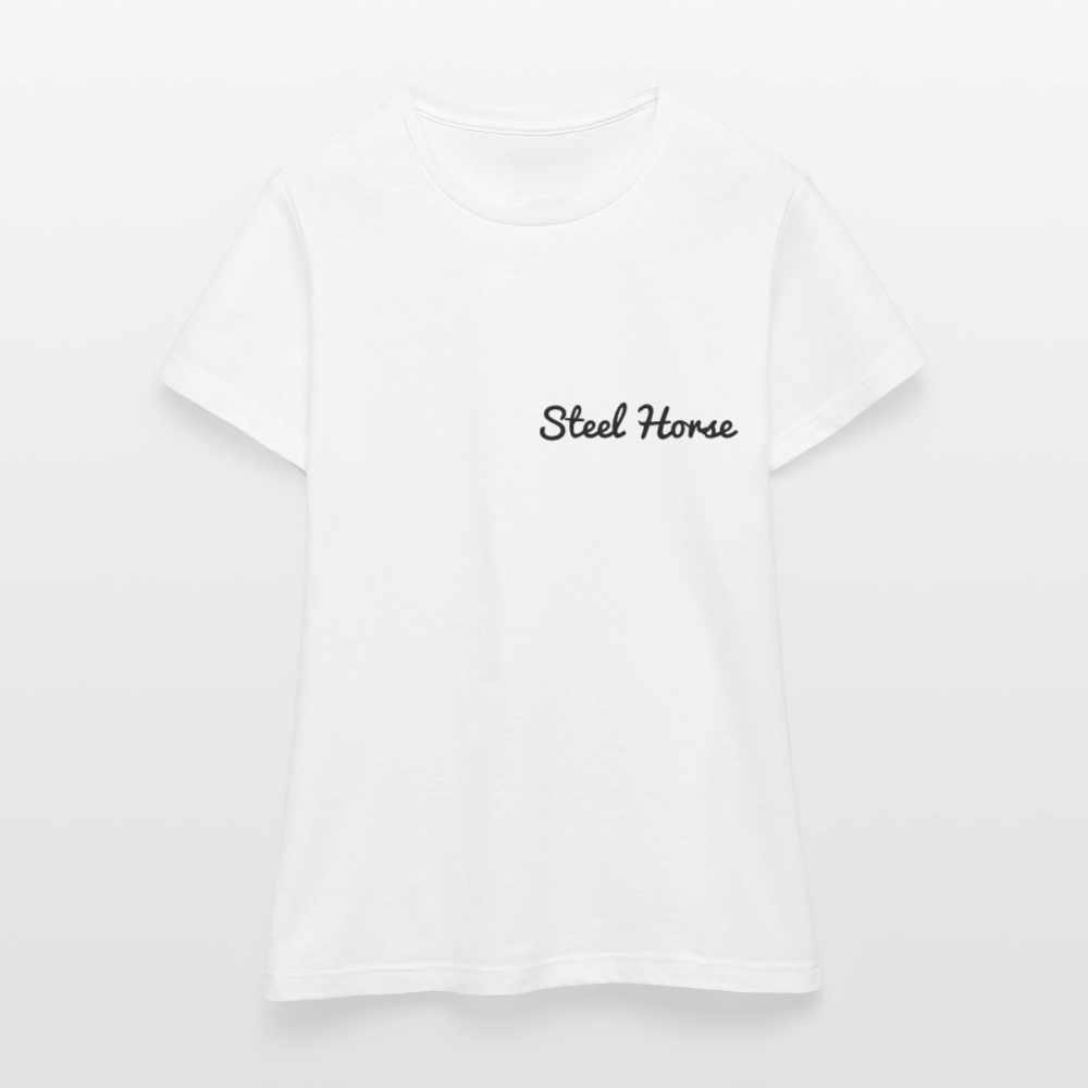 T-Shirt Steel Horse White - Weiß