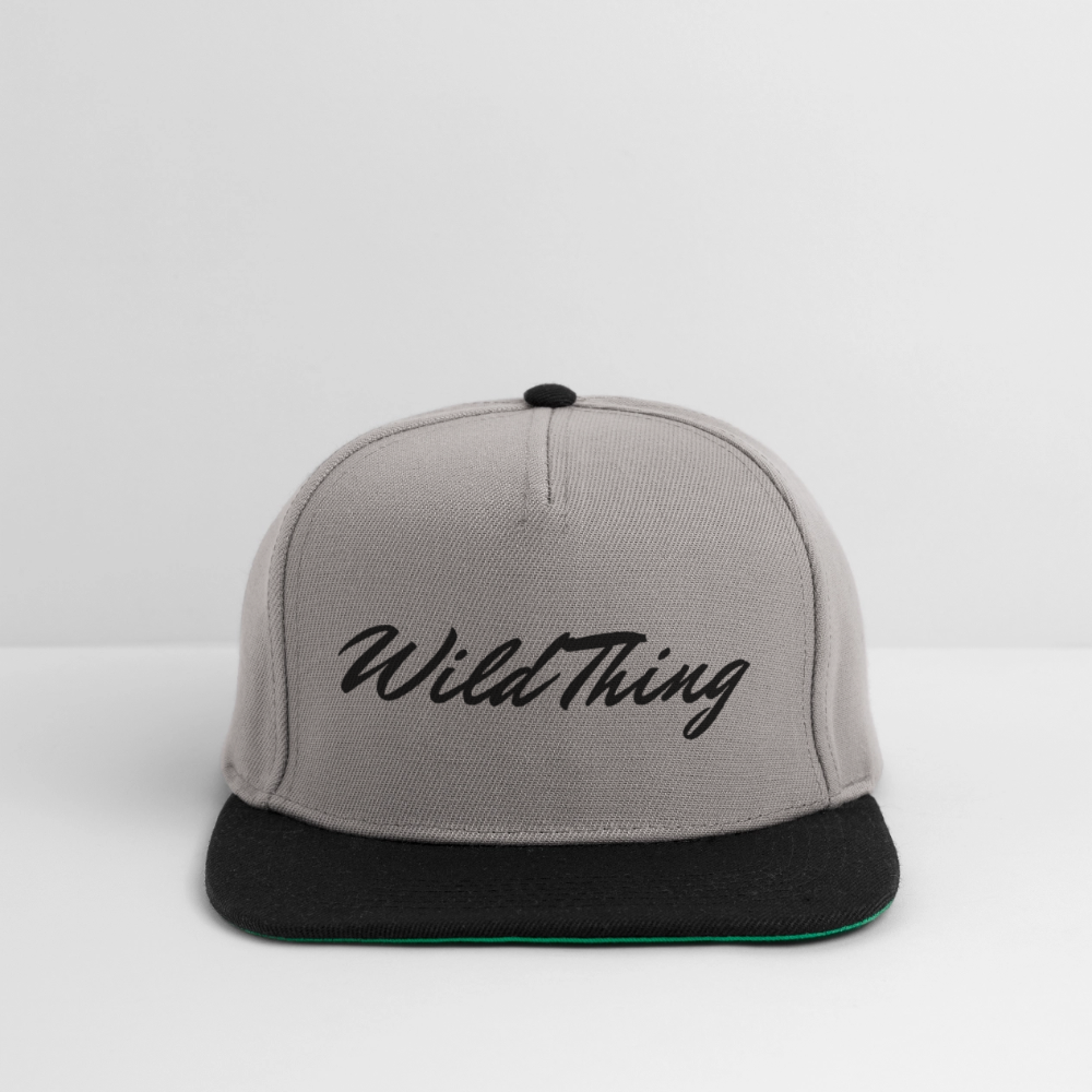 Snapback Cap Wild Thing Grey - Graphit/Schwarz