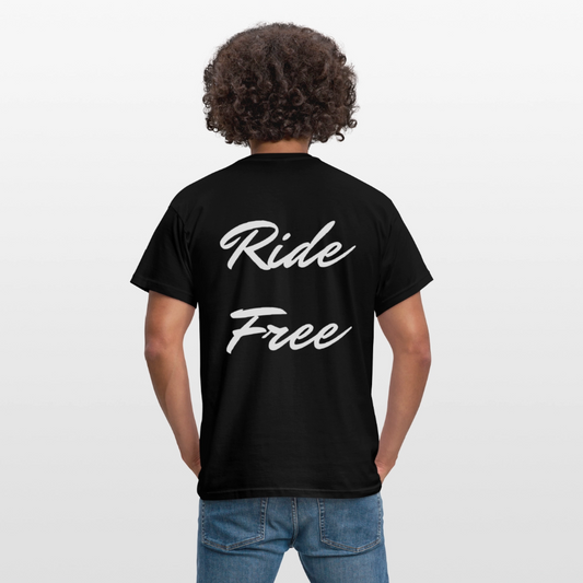 T-Shirt Ride Free Black - Schwarz