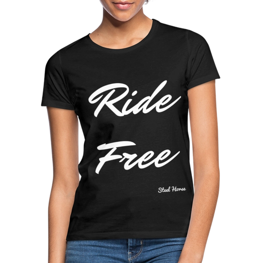 T-Shirt Ride Free Black - Schwarz