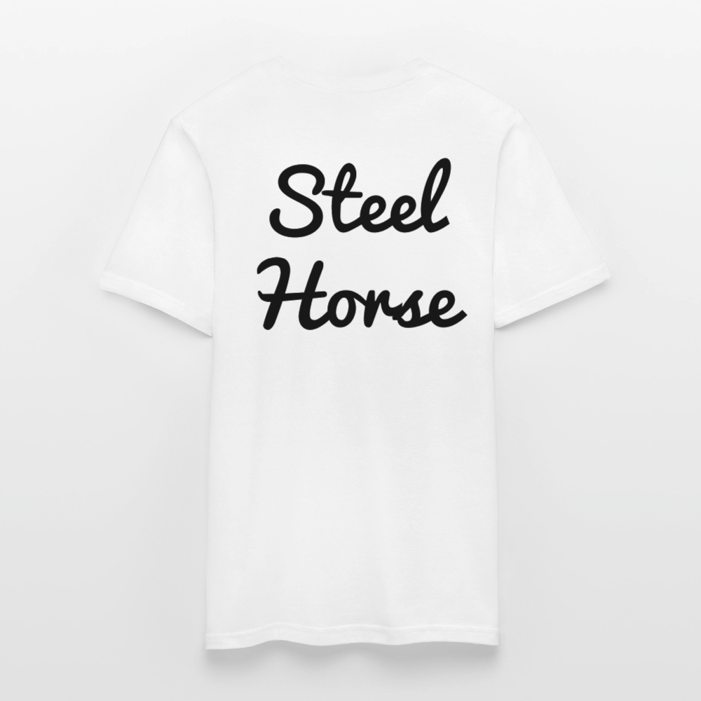 T-Shirt Steel Horse White - Weiß