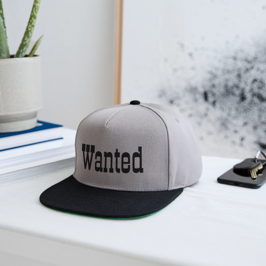 Snapback Cap Wanted Black - Graphit/Schwarz