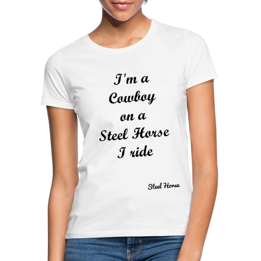 T-Shirt I'm a Cowboy "Limited Edition" - Weiß