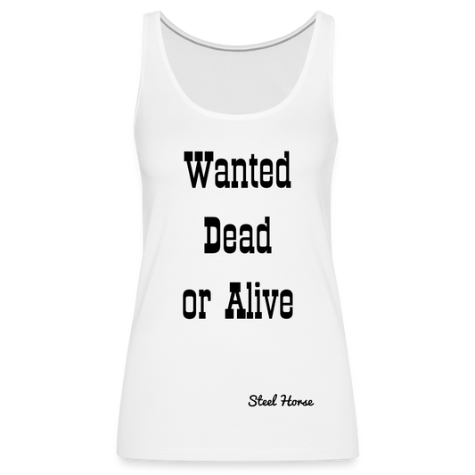 Tank Top Wanted White - Weiß